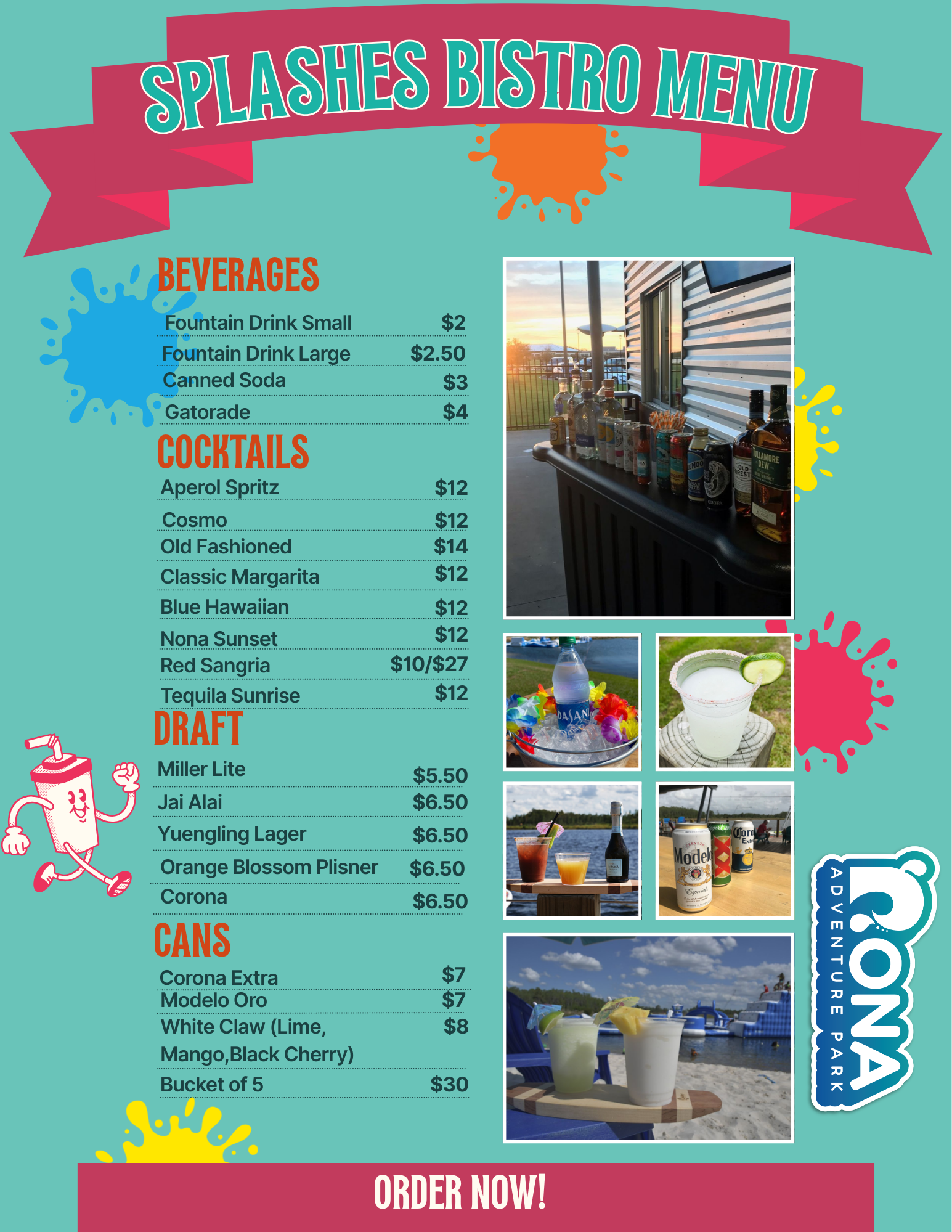 Menu 1 — Nona Adventure Park
